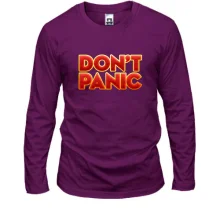 Мужской лонгслив don't panic