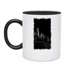Чашка з нічним містом 2
