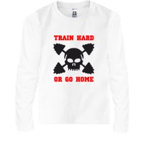 Дитячий лонгслів Train hard