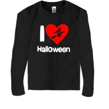 Дитячий лонгслів I love Halloween