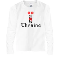 Дитячий лонгслів Вишиванка Ukraine