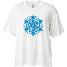Футболка oversize зі сніжинкою (2)