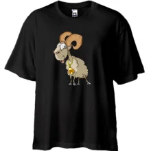Футболка Oversize с козой (2)