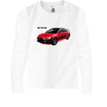 Дитячий лонгслів з лого Mitsubishi EVO