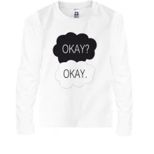 Дитячий лонгслів Okay? Okay.