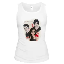 Майка с артом Vampire Diaries
