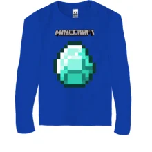 Детский лонгслив Minecraft Диамант