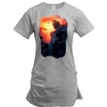 Туника с Кинг Конгом в джунглях