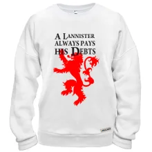 Свитшот a lannister always pays his debts