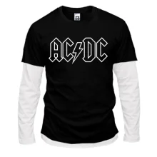 Комбинированный лонгслив AC/DC