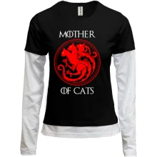 Комбинированный лонгслив Mother Of Cats - Game of Thrones