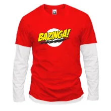 Комбинированный лонгслив Bazinga
