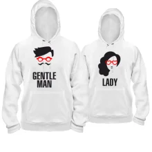 Парные толстовки gentlemen - lady