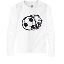 Детский лонгслив lion football