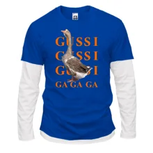 Комбинированный лонгслив GUSSI Ga-Ga-Ga