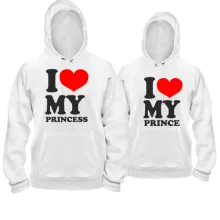 Парні толстовки I love me prince - princes
