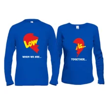 Парні лонгсліви When we are together (Love is)
