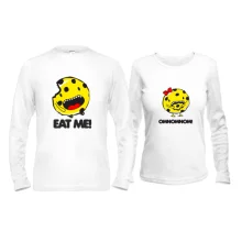 Парные лонгсливы Eat me