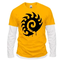 Комбинированный лонгслив We Are Zerg!