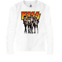Дитячий лонгслів з рок групою KISS