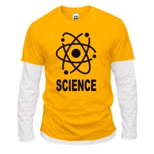 Комбинированный лонгслив Шелдона science