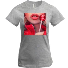 Футболка Девушка с Chupa Chups
