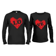 Парні лонгсліви Love 2
