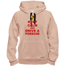 Толстовка Keep calm and drive a Porsche