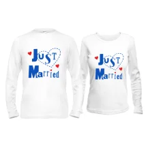 Парные лонгсливы "Just married"