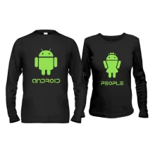 Парные лонгсливы Android People