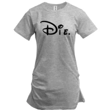 Подовжена футболка Die (Mickey Style)