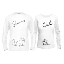 Парные лонгсливы Simons Cat