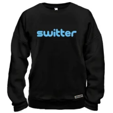 Свитшот с надписью "Switter"