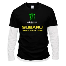 Комбинированный лонгслив Subaru monster energy