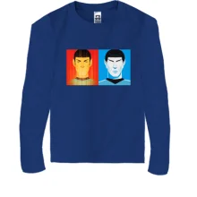 Детский лонгслив со Споком и Джеймсом (Star Trek)
