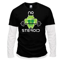 Комбинированный лонгслив No steroid