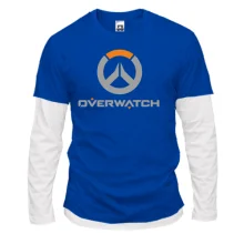 Мужской лонгслив Комби Overwatch logo