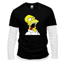 Комбінований лонгслів Gomer Simpson (2)