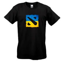 Футболка с логотипом Dota 2 в украинском стиле
