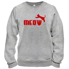 Свитшот с надписью "Meow" в стиле Пума