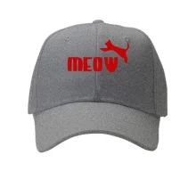 Кепка с надписью "Meow" в стиле Пума