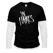 Комбинированный лонгслив In Flames