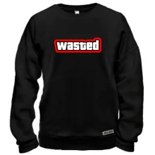 Свитшот с надписью "wasted"