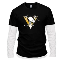 Комбинированный лонгслив Pittsburgh Penguins