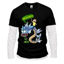 Чоловічий лонгслів Комбі Рік і Морті - Dracarys