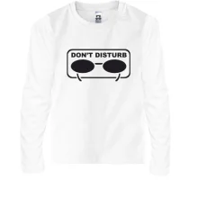 Детский лонгслив Dont disturb