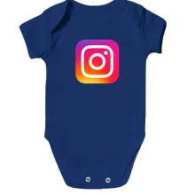 Детское боди с логотипом Instagram
