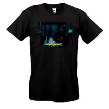 Футболка с девушкой из Cyberpunk 2077