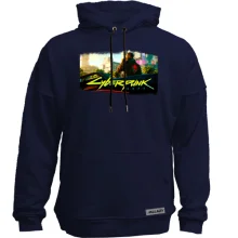Худі без начосу з головним героєм гри Cyberpunk 2077
