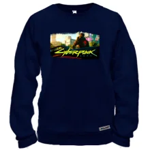 Свитшот с главным героем игры Cyberpunk 2077